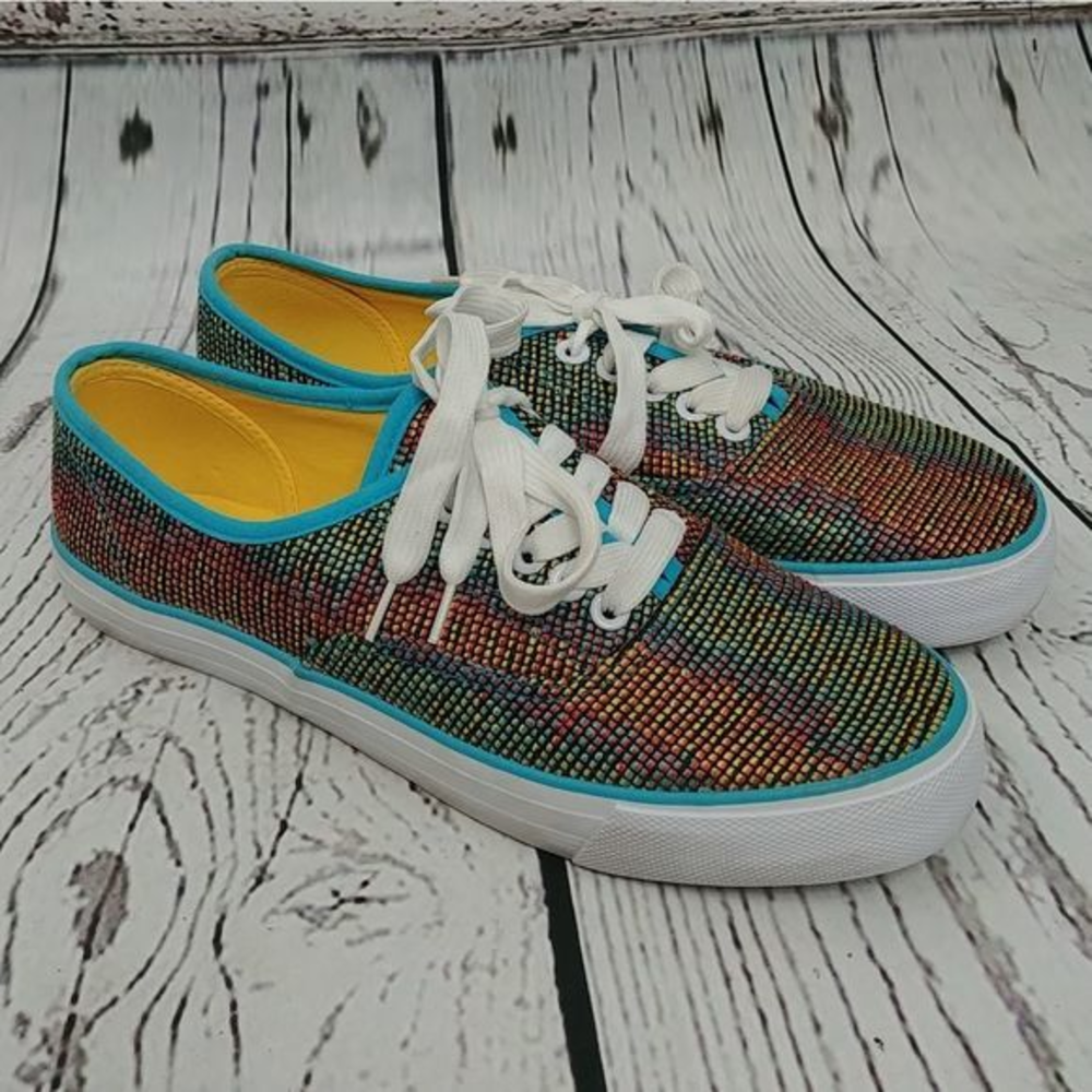 Joe Boxer‎ Rainbow Knit Textured Sneakers
